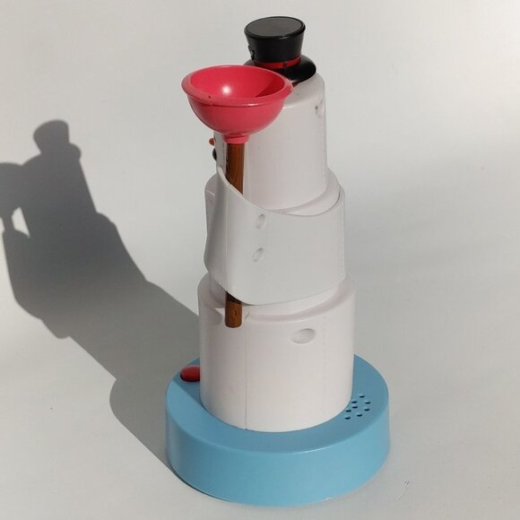 Hallmark Jokin' in the John Christmas Figurine Snowman Motion Activated - Picture 5 of 8